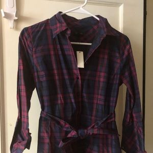 Talbots size 2p plaid dress